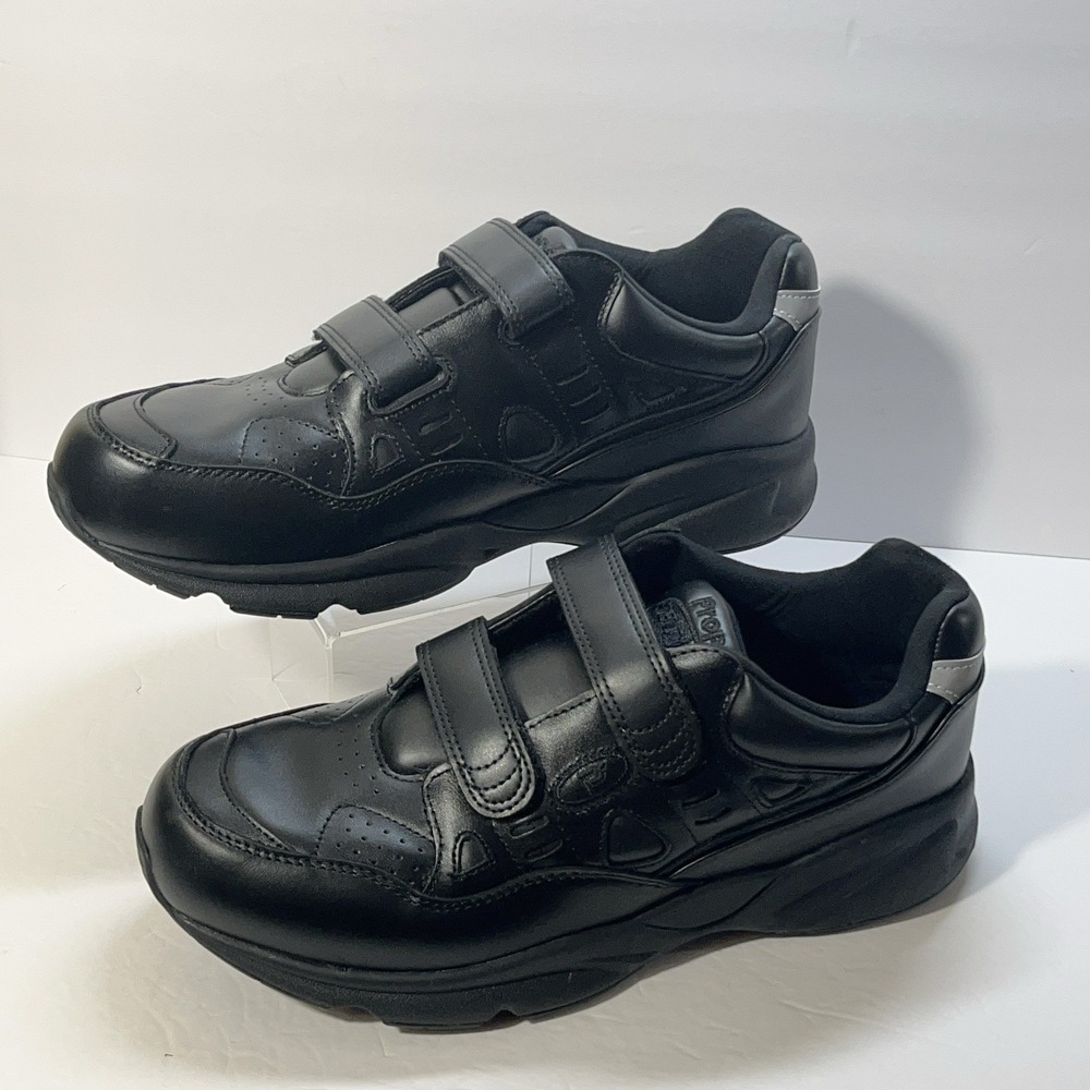Propet Mens Stability Walker Strap Black Sneaker Shoes - Size 11.5‎ US - 5E Wide
